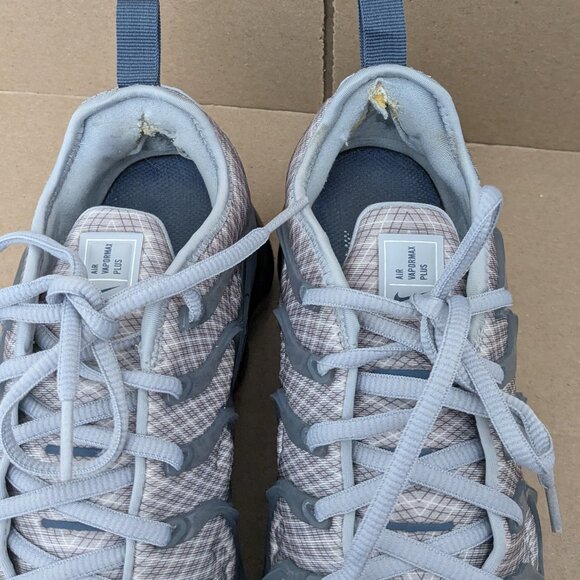 Nike Air VaporMax Plus Mens Sz 7 Wolf Grey White Dark Grey 924453-019 main image 5